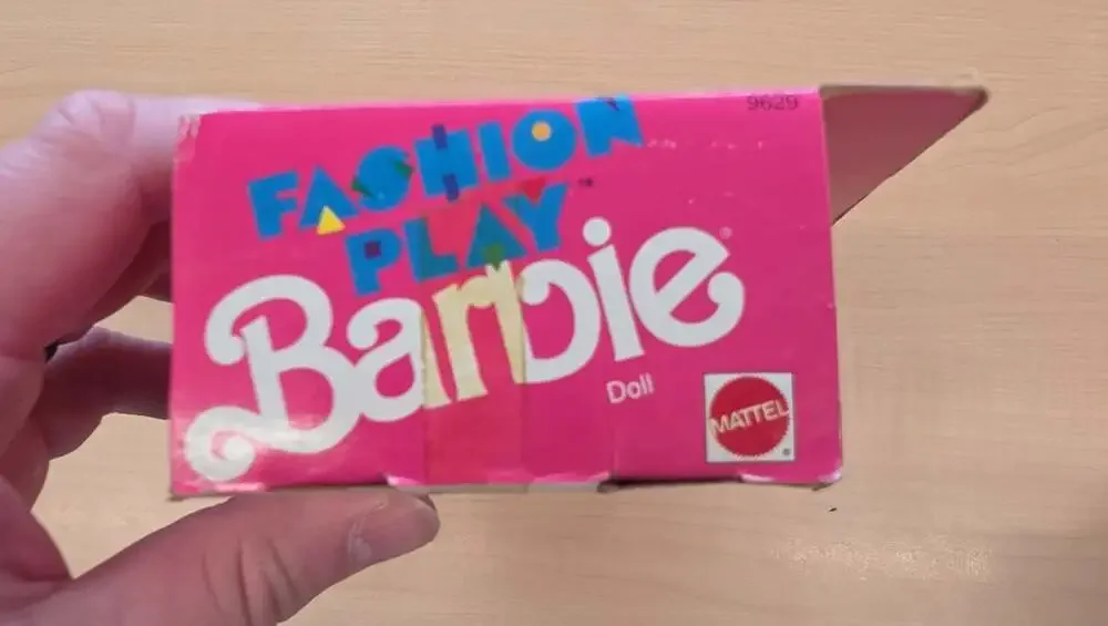 Vintage 1990 Mattel Fashion Play Barbie Doll New In Box